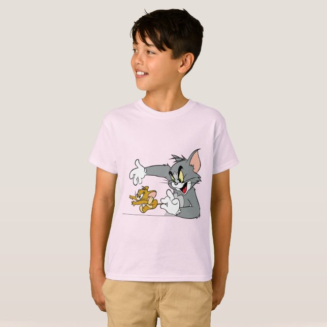 Tom und Jerry: Der klassische Cartoon Duo T-Shirt (Vorne ganz)