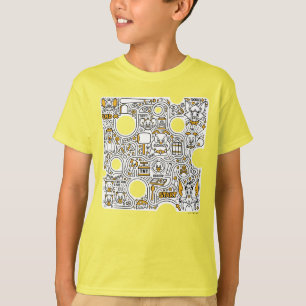 Tom und Jerry Doodle Art T-Shirt