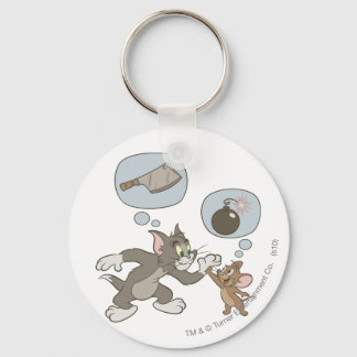 Tom und Jerry Evil Gedanken Schlüsselanhänger