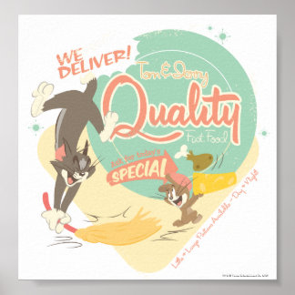 Tom und Jerry Fast Food Poster
