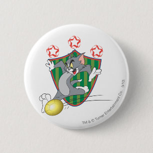 Tom- und Jerry-Fußball (Fußball) 9 Button