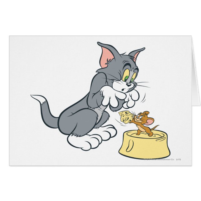 Tom und Jerry Fütterte die Katze (Vorderseite (Horizontal))