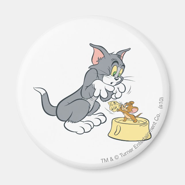 Tom und Jerry Fütterte die Katze Magnet (Vorne)