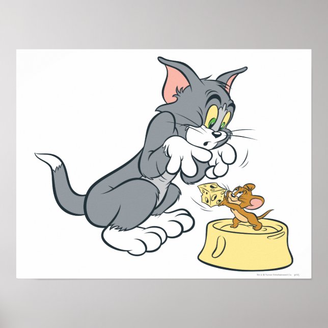 Tom und Jerry Fütterte die Katze Poster (Vorne)