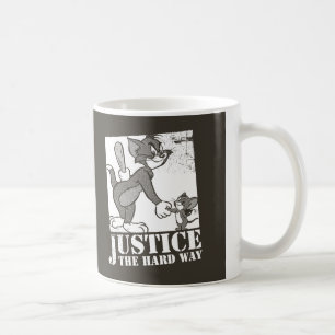 Tom- und Jerry-Gerechtigkeit die harte Weise Tasse
