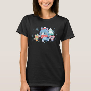 Tom und Jerry Gokko Weihnachtsspaß im Schnee Grou T-Shirt