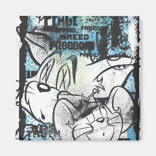 Tom und Jerry Grimey Magnet