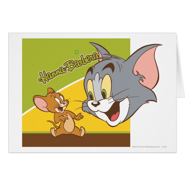 Tom und Jerry Hanna Barbera Logo (Vorderseite (Horizontal))