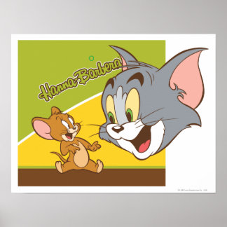 Tom und Jerry Hanna Barbera Logo Poster