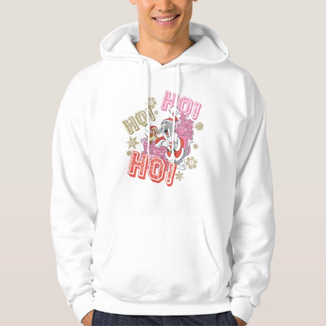 Tom und Jerry "Ho! Ho! Ho!" Lieferung von Weihnach Hoodie (Vorderseite)