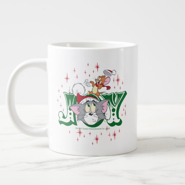 Tom und Jerry Holiday Joy Jumbo-Tasse (Links)