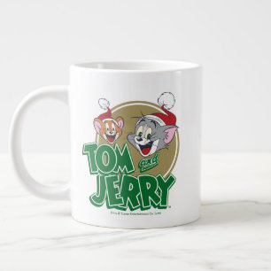 Tom und Jerry Holiday Logo Jumbo-Tasse