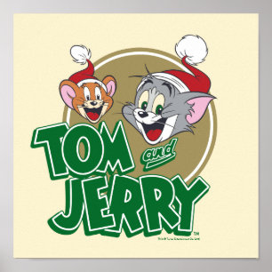 Tom und Jerry Holiday Logo Poster
