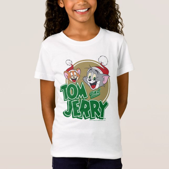 Tom und Jerry Holiday Logo T-Shirt (Vorderseite)