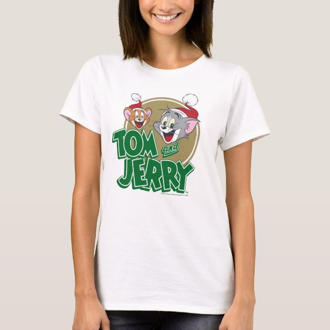 Tom und Jerry Holiday Logo T-Shirt (Vorderseite)