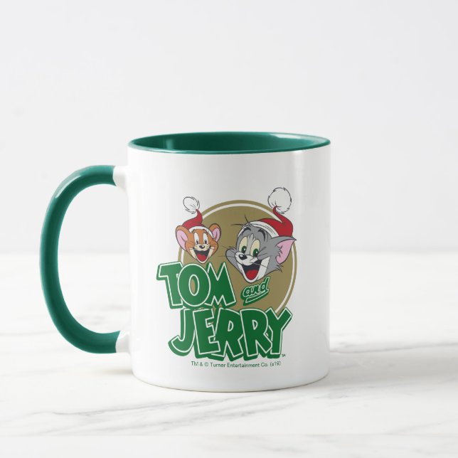 Tom und Jerry Holiday Logo Tasse (Links)