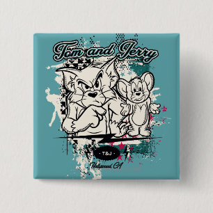 Tom und Jerry Hollywood CA Button
