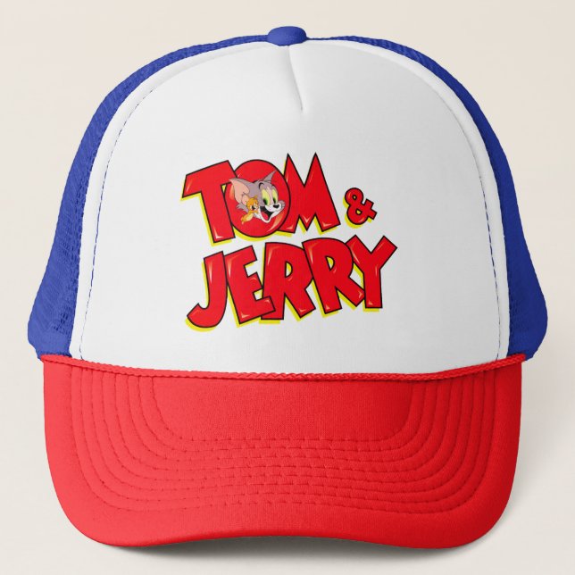 Tom und Jerry Hut Truckerkappe (Vorderseite)