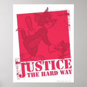 Tom und Jerry justieren hart Poster