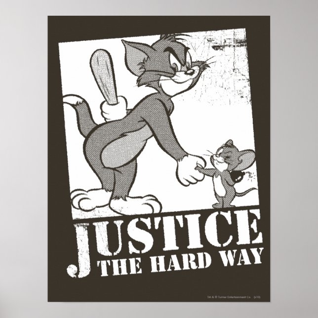 Tom und Jerry justieren hart Poster (Vorne)