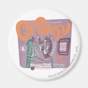 Tom- und Jerry-Katzen-Verschluss Magnet