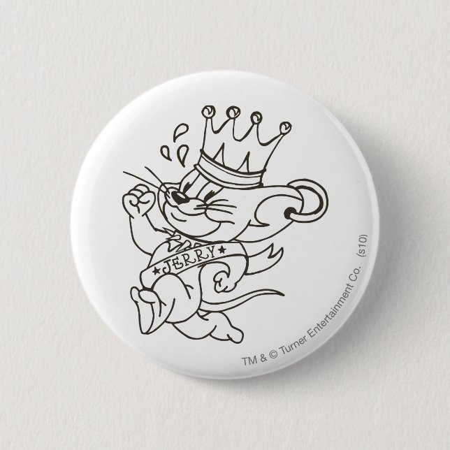 Tom und Jerry King Jerry Button (Vorderseite)