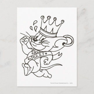 Tom und Jerry King Jerry Postkarte