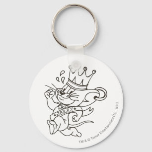 Tom und Jerry King Jerry Schlüsselanhänger