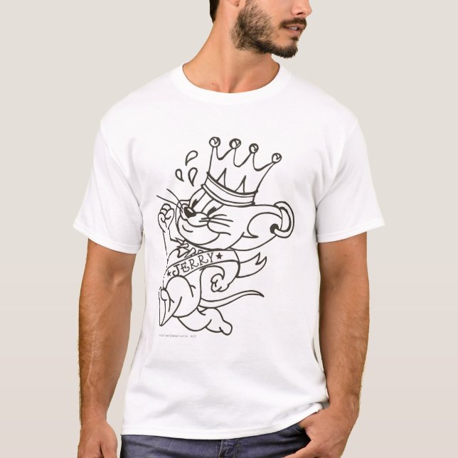 Tom und Jerry King Jerry T-Shirt (Vorderseite)