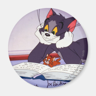 Tom- und Jerry-Lesebuch signiert Magnet