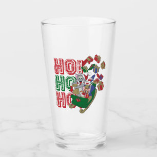Tom und Jerry liefern Geschenke in einem Schlitten Glas