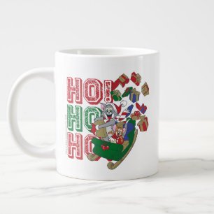 Tom und Jerry liefern Geschenke in einem Schlitten Jumbo-Tasse