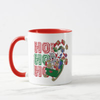 Tom und Jerry liefern Geschenke in einem Schlitten