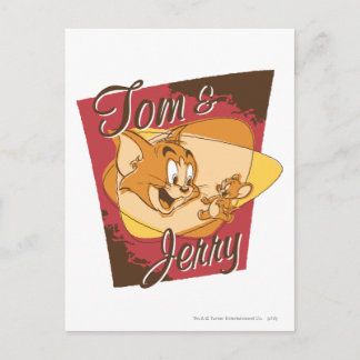 Tom und Jerry-Logo 2 Postkarte