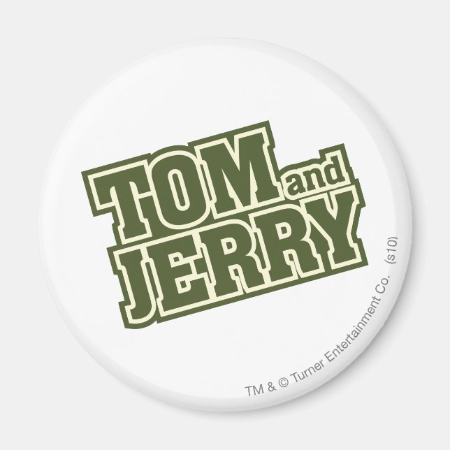 Tom und Jerry-Logo 3 Magnet (Vorne)