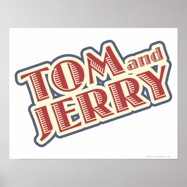 Tom- und Jerry-Logo Poster (Vorne)