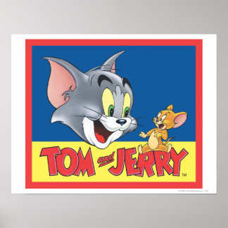 Tom und Jerry-Logo schattig Poster