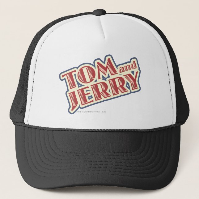 Tom- und Jerry-Logo Truckerkappe (Vorderseite)
