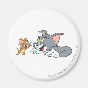 Tom und Jerry machen Gesichter Magnet