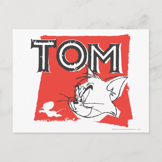 Tom und Jerry Mad Cat Postkarte (Vorderseite)