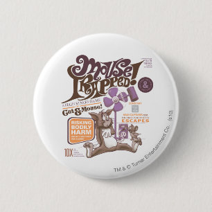 Tom- und Jerry-Maus eingeschlossen Button
