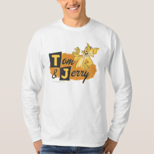 Tom- und Jerry-Maus im Tatzen-Logo T-Shirt