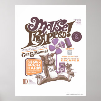 Tom und Jerry Mouse gefangen Poster