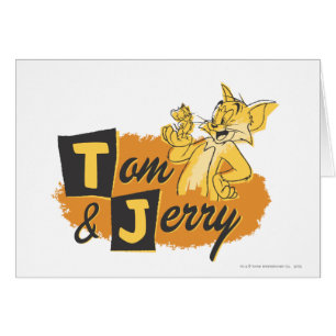 Tom und Jerry Mouse in Paw-Logo