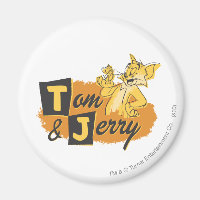 Tom und Jerry Mouse in Paw-Logo