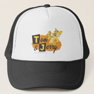 Tom und Jerry Mouse in Paw-Logo Truckerkappe