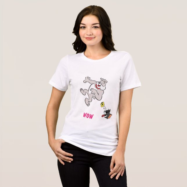 Tom und Jerry neue Modekleidung Tri-Blend Shirt (Vorderseite voll)