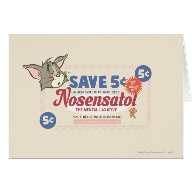 Tom und Jerry Nosensatol Coupon (Vorderseite (Horizontal))