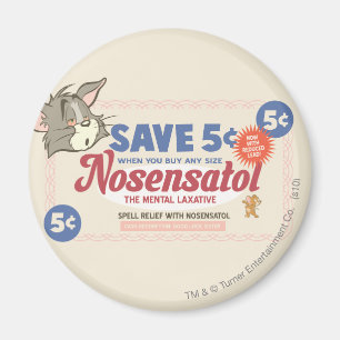Tom und Jerry Nosensatol Coupon Magnet