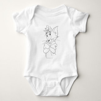 Tom und Jerry on Head Baby Strampler